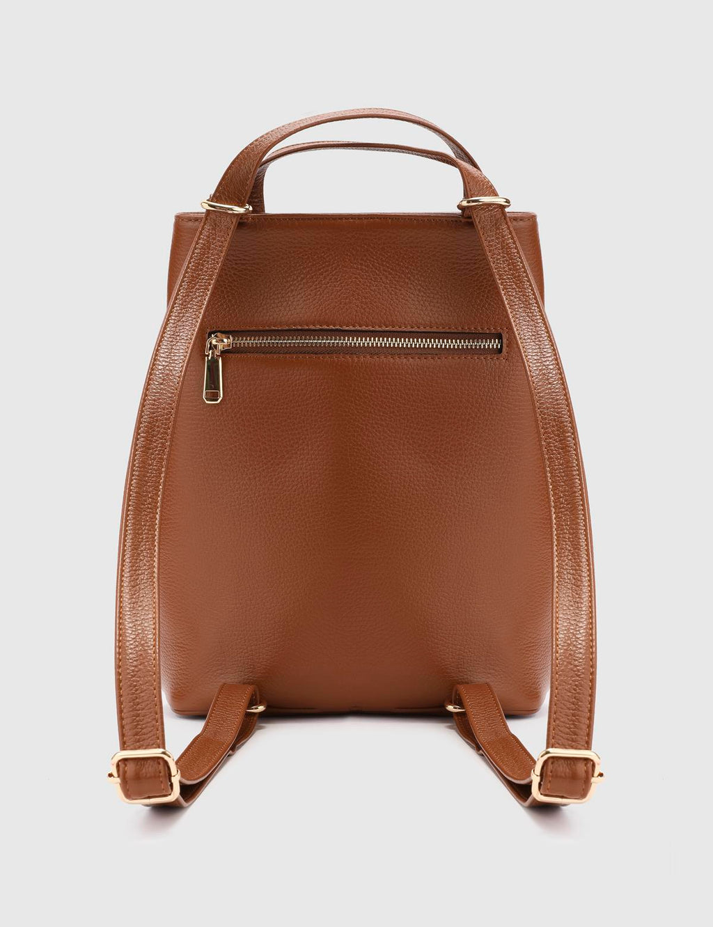 Anke Saddle Brown Floater Leather Women's Backpack